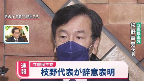 速報：立憲民主党・枝野代表、辞意表明。「ひとえに私の力不足」とお詫び。 ぴぴのブログ