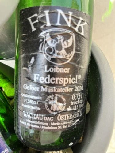 Weingut Fink Loibner Federspiel Gelber Muskateller Trocken Vivino