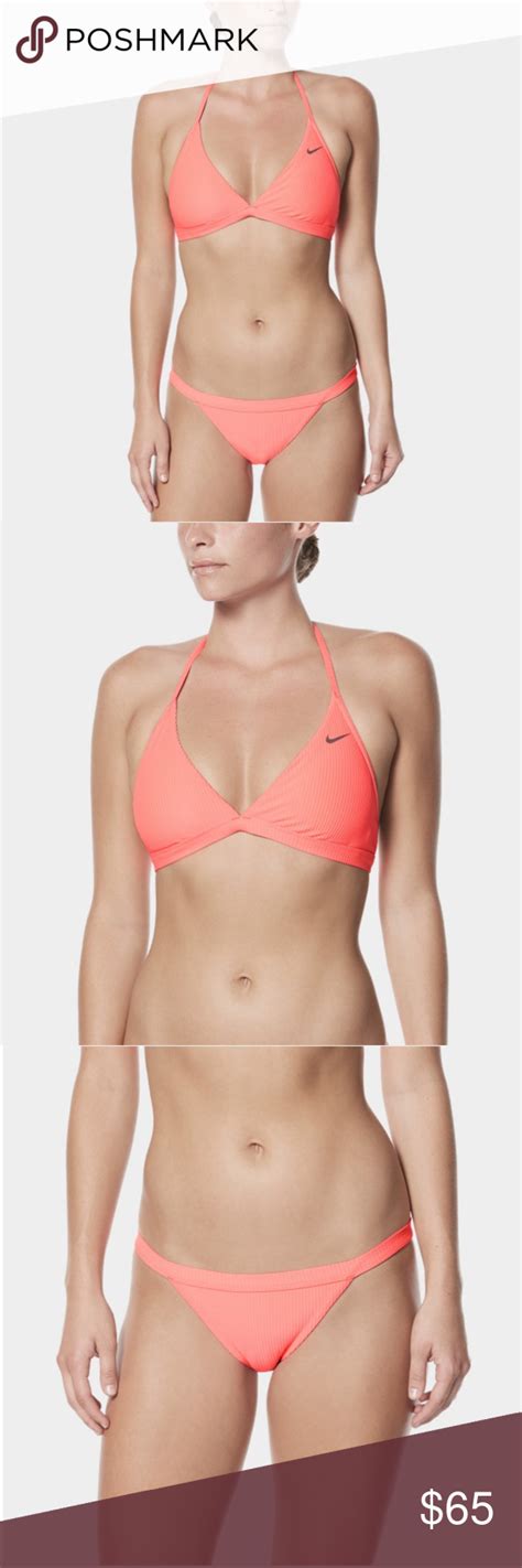 Nike Ribbed Bikini Set Nwt Nwt With Images Clothes Design Bikinis