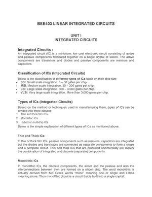 Lic Two Marks Ec Linear Integrated Circuits Part A