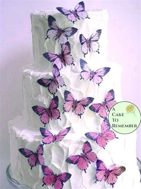 Pin On Printed Wafer Paper And Edible Butterflies For Cakes Cake