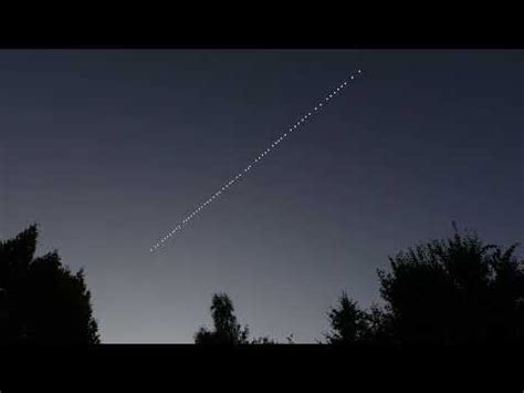 Starlink Satellites Train Seen From Earth Spacex Elon Musk India