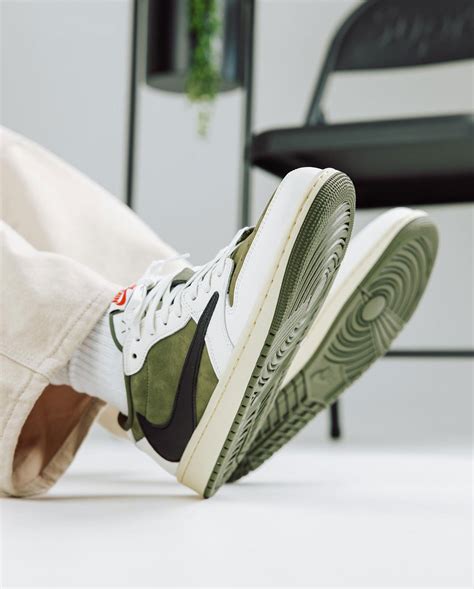 Travis Scott Medium Olive Air Jordan Release Date Sneakernews