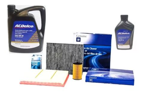 Kit Filtros Chevrolet Cruze 1 8 Aceite Acdelco 5w40 100