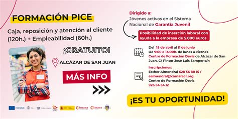 Curso Caja reposición y atención al cliente empleabilidad Alcázar