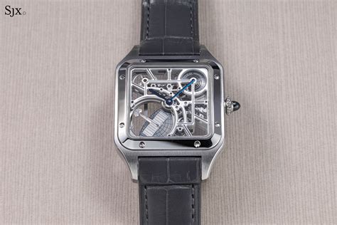 Review Cartier Santos Dumont Skeleton Micro Rotor Sjx Watches