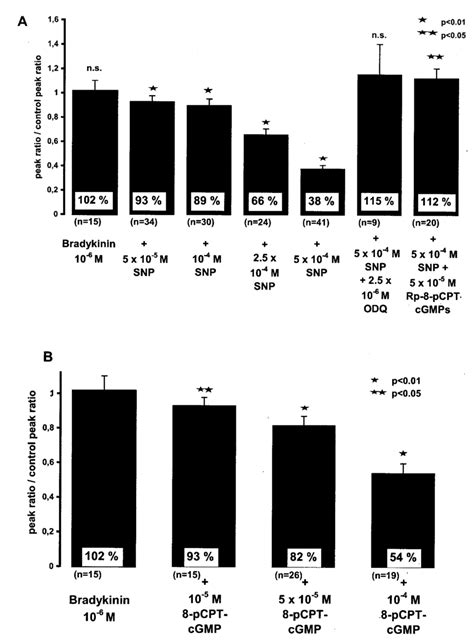 Inhibition Of Bradykinin Induced Calcium Release By Nocgk Dependent