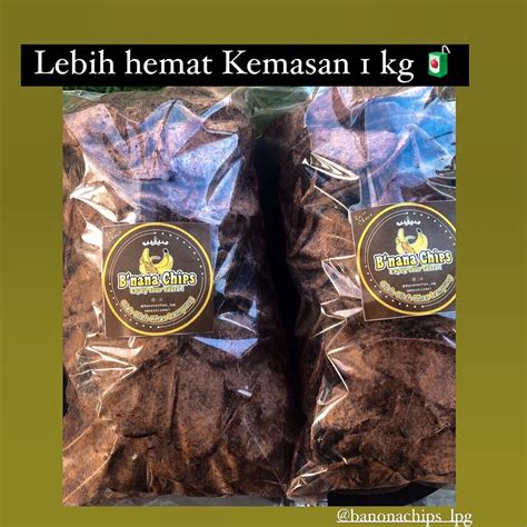 Keripik Pisang Coklat Kemasan 1 Kg Khas Lampung Lazada Indonesia