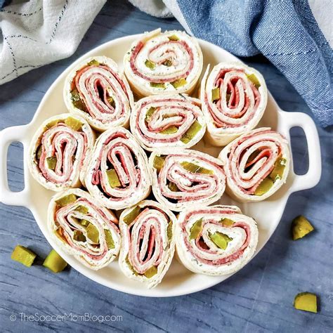 Dill Pickle Pinwheels The Soccer Mom Blog