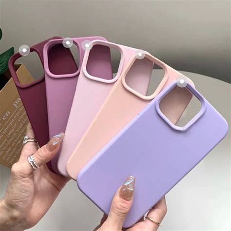 Camera Protection Liquid Silicone Case For Iphone 15 14 13 12 Series The Bananas Store