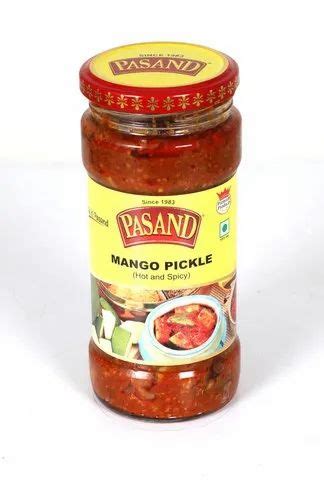 Pasand Mango Pickle Hot And Spicy Packaging Type Jar Packaging