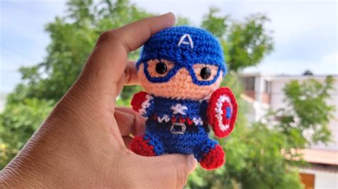 CAPITAN AMERICA AMIGURUMI CROCHET YouTube