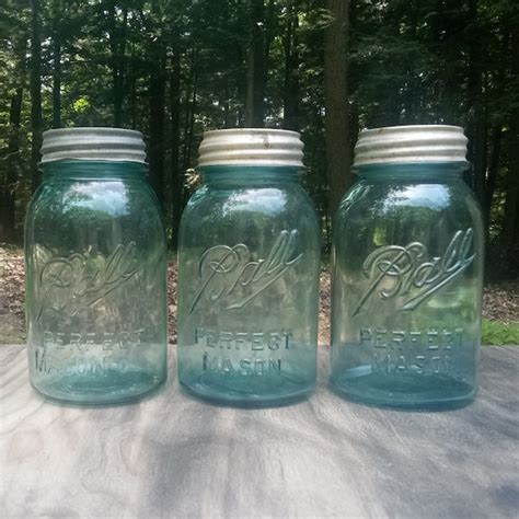 Quart Mason Jars - Etsy