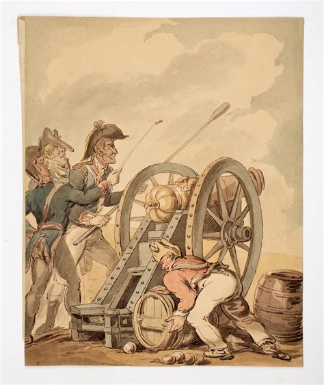 At Auction: [ROWLANDSON, THOMAS] Two Watercolors.