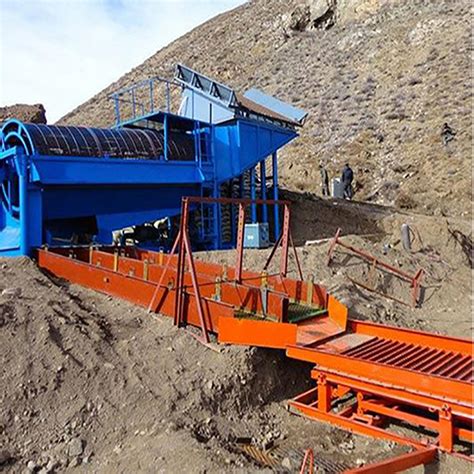 Mobile Alluvial Diamond Washing Plant Gold Mining Machine China Land