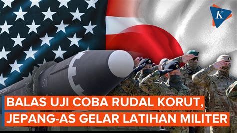 Korut Uji Coba Rudal Jepang Dan As Gercep Gelar Latihan Militer