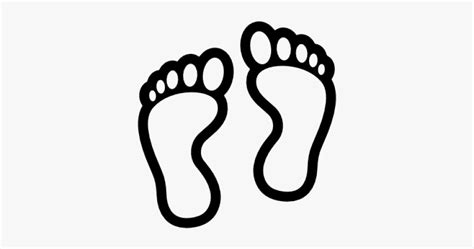 Feet clipart foot outline, Feet foot outline Transparent FREE for ...