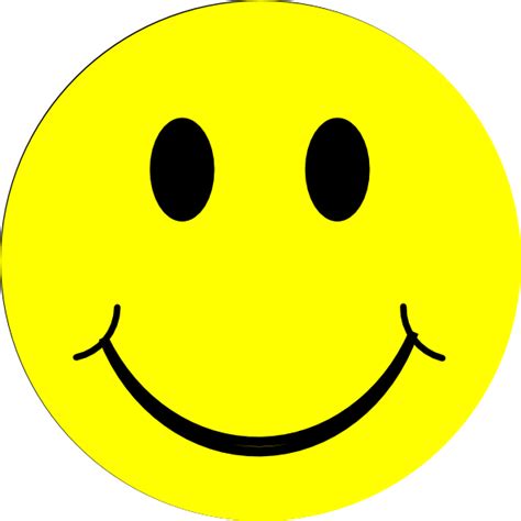 Yellow Happy Face Clip Art at Clker.com - vector clip art online ...