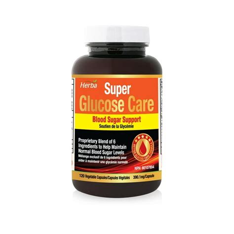 Herba Blood Sugar Support Supplement 120 Capsules Control Blood