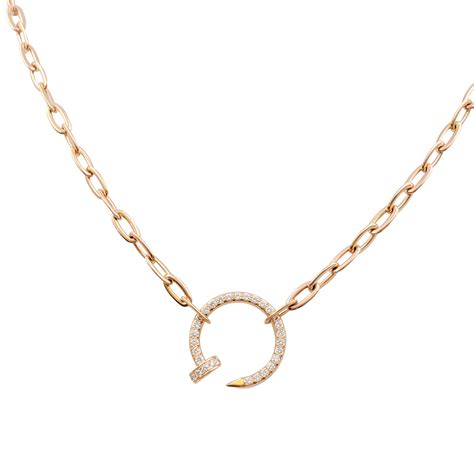 Cartier Diamond Juste Un Clou Necklace Available For Immediate Sale At