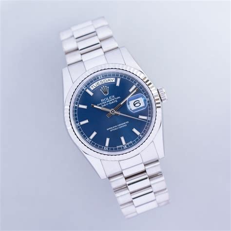 Rolex Day Date Blue Dial Price Online