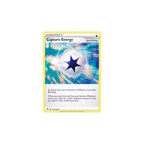 Capture Energy Pokemon Rebel Clash 171 192 Uncommon