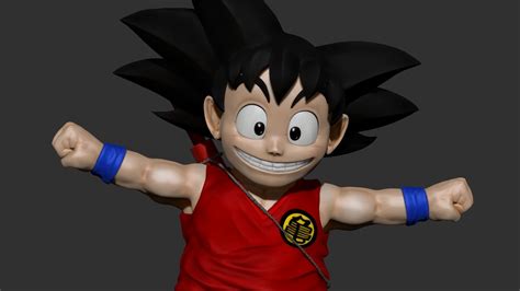 Son Goku Zbrush Dragon Ball 3d Figure 3d Model Cgtrader