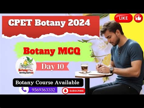 Day Cpet Lu Msc Botany Entrance And Botany Assistant Professor