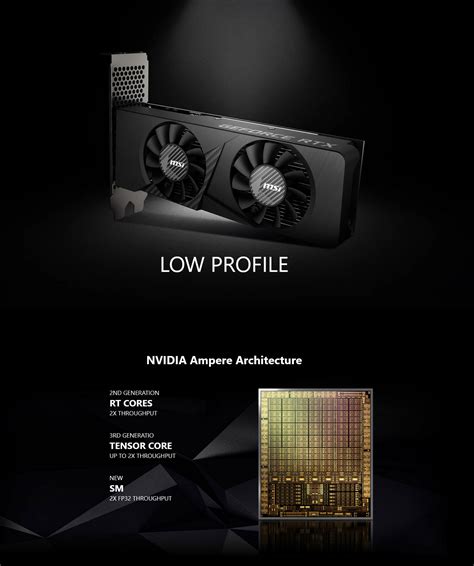 Msi Geforce Rtx 3050 Low Profile Oc 6g Gddr6 Ple Computers