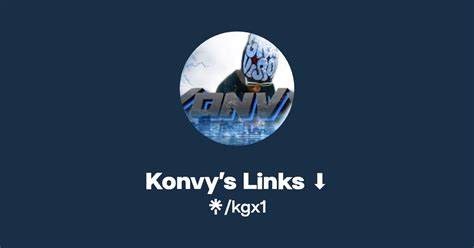 Konvys Links ⬇️ Instagram Tiktok Twitch Linktree