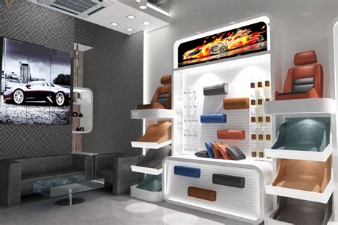 Car Accessories Showroom Design