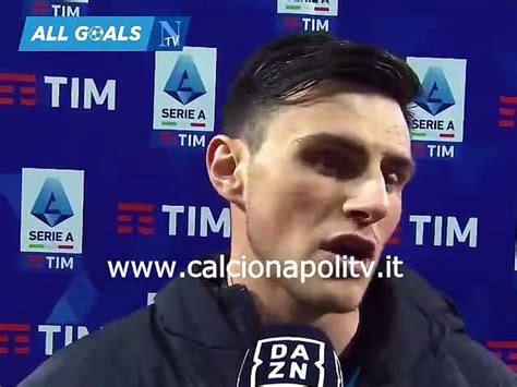 Sassuolo Napoli Intervista Post Partita Eljif Elmas Video