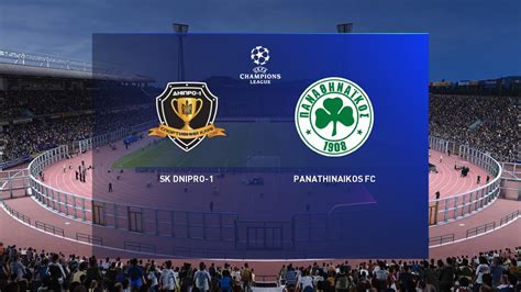 Sc Dnipro 1 Panathinaikos Uefa Champions League 20232024 Second