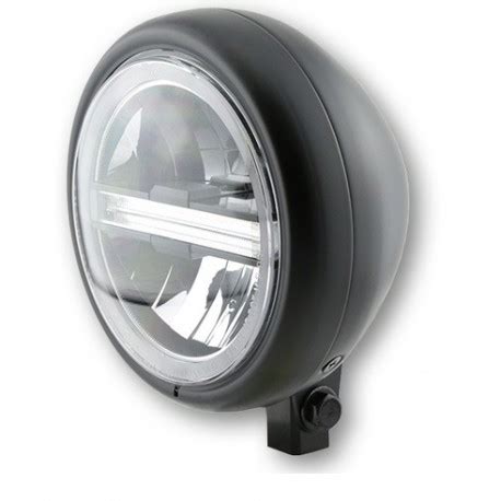 Phare Moto Led Highsider Pecos Type Led Pouces Avec Tfl