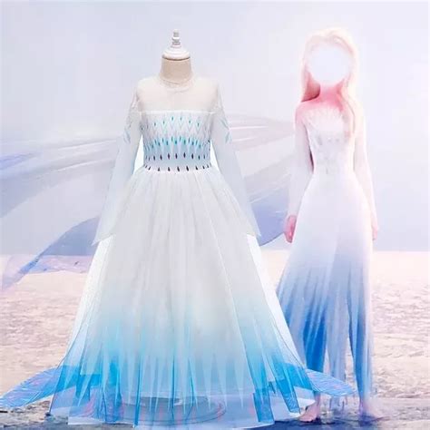 Ripley Disfraz Frozen Vestido Elsa Nieve Blanco