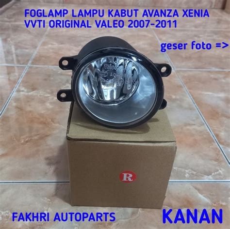 Jual FOGLAMP LAMPU KABUT AVANZA XENIA VVTI ORIGINAL VALEO 2007 2011