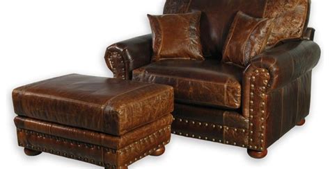 Oversized Leather Chair With Ottoman – redboth.com