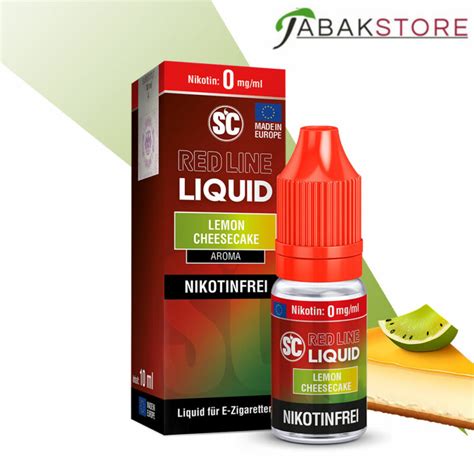 Sc Red Line Lemon Cheesecake Nikotinsalz Liquid Ml Liquid Mg Ml