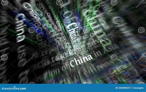 Headline Titles Media With China Chinese Economy And Politics 3d