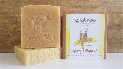 All Natural Goats Milk Soap Honey And Oatmeal • Au Range Candles