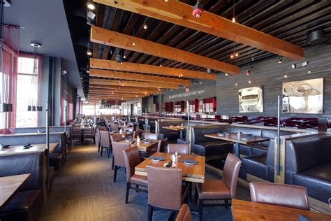 Del Friscos Grille Chestnut Hill Ma Dining Area Kitchen Line