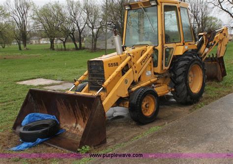 Ford 555b Backhoe In Severy Ks Item D7543 Sold Purple Wave