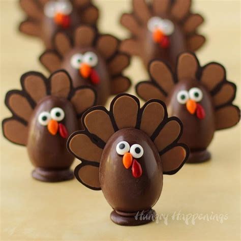 Mini Chocolate Cheesecake Turkeys - Thanksgiving Desserts