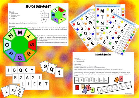 Jeu Pour Apprendre Les Lettres De L Alphabet Maternelle Partagez Lettre