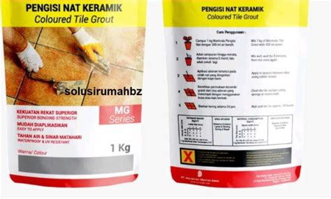 Jual Semen Warna 1kg Pack Plastik Bagus Mu Sika Mort Colorfill Nat