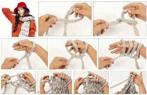 Paso A Paso C Mo Tejer Sin Agujas Con Las Manos Arm Knitting Diy