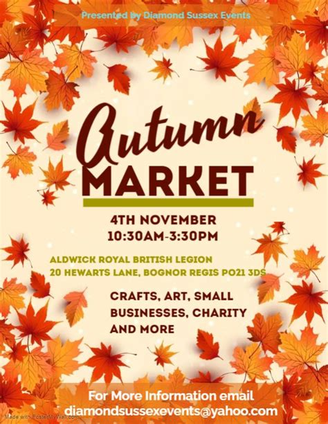 DSE Autumn Market What S On Love Bognor Regis