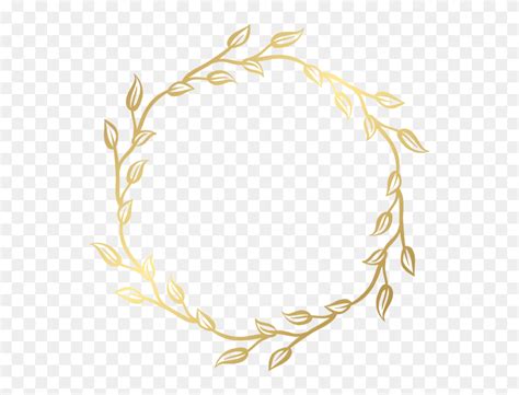 Gold Leaf Border Png Clipart (#5746842) - PinClipart