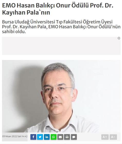 Emo Emo Hasan Balik I Onur D L Prof Dr Kayihan Pala Nin