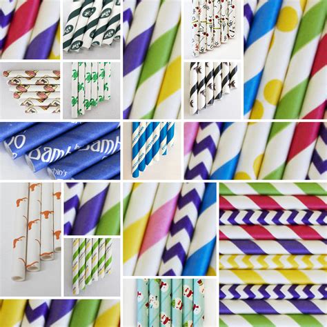 Custom Bulk Order Paper Straws Ecotaste Paper Drinking Straws